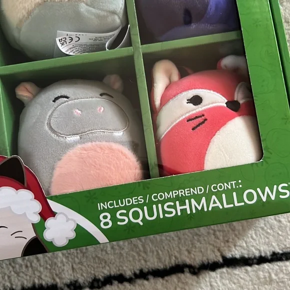 Squishmallow ornaments 2024 NIB🐶🦛🐱🐮 - Picture 7 of 10